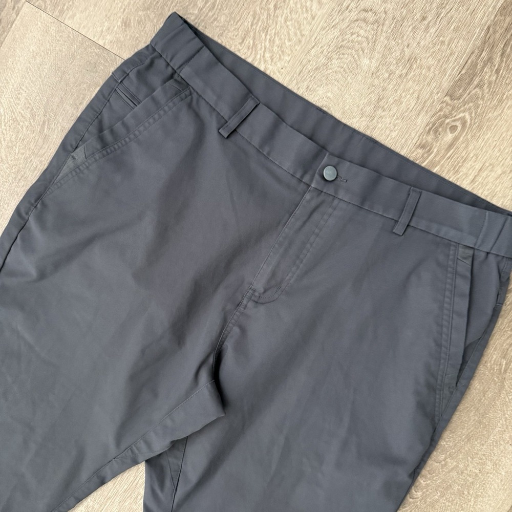 Jack Archer Slim Straight Fit Tech Pants Men's 35x32 Charcoal Grey Performance - Picture 3 of 7